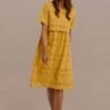 Short Sleeve Round Neck Natural Knee Length Mom Dress -Women Dress Shop 7e1a1534