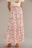 Floral Elastic Waist Tiered Maxi Skirt 9 Floral Elastic Waist Tiered Maxi Skirt - Image 7