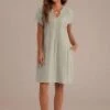 Cute Short Sleeve V Neck Mini Dress With Pockets 1 Cute Short Sleeve V Neck Mini Dress With Pockets -Women Dress Shop brld22022501 1
