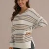 Stripe Loose Casual Soft Fall Winter Sweater -Women Dress Shop brls012 1