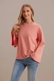 Solid Round Neck Casual All Season Blouse