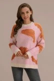 Casual Color Block Cute Fall Winter Sweater