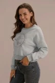 MintCream Cute Cactus Print Long Sleeve Round Neck Pullover 4 MintCream Cute Cactus Print Long Sleeve Round Neck Pullover - Image 3