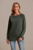 Green Knit Long Sleeve Round Neck Sweater 6 Green Knit Long Sleeve Round Neck Sweater - Image 4
