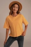 Solid Color Round Neck Short Sleeve Pocket Front Top