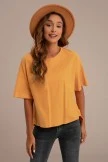 Solid Color Round Neck Short Sleeve Pocket Front Top 8 Solid Color Round Neck Short Sleeve Pocket Front Top - Image 6