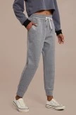 Grey Casual Elastic Waist Joggers With Pockets 5 Grey Casual Elastic Waist Joggers With Pockets - Image 3