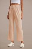 Taupe High Waist Wide Leg Trouser Pants