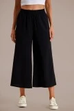 Black High Waist Wide Leg Pants
