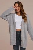 Heather Grey Knit Button Front Cardigan 7 Heather Grey Knit Button Front Cardigan - Image 5