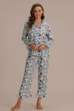 Artist Curator Print Long Sleeve Collared Neck Loungewear Set 8 Artist Curator Print Long Sleeve Collared Neck Loungewear Set - Image 6